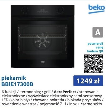 Tres Piekarnik beko oferta