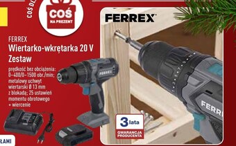 ALDI Wiertarko-wkrętarka ferrex oferta