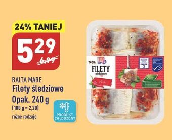 ALDI Filety śledziowe z żurawiną balta mare oferta