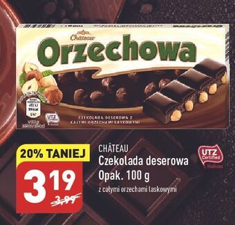 ALDI Czekolada deserowa z całymi orzechami chateau oferta