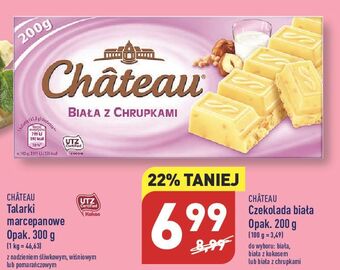 ALDI Czekolada biała z kokosem chateau oferta