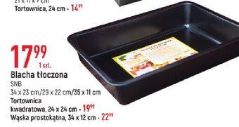 E.Leclerc Tortownica prostokątna 34 x 12 cm snb oferta
