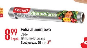 E.Leclerc Folia aluminiowa 18 m paclan oferta