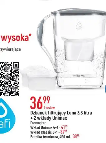 E.Leclerc Dzbanek filtrujący luna 3.3 l + 2 wkłady dafi oferta