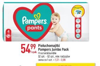 E.Leclerc Pieluchomajtki 8 pampers pants oferta