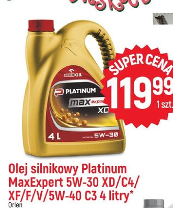 E.Leclerc Olej syntetyczny expert v 5w30 orlen platinum max oferta