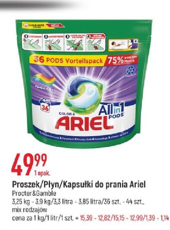 E.Leclerc Żel do prania mountain spring ariel oferta