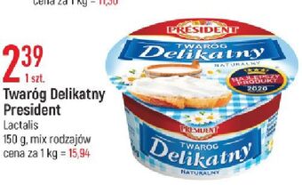 E.Leclerc Twarożek delikatny naturalny president oferta