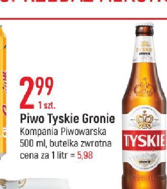 E.Leclerc Piwo tyskie gronie oferta