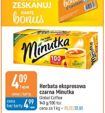 E.Leclerc Herbata ekspresowa minutka oferta