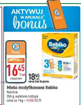 E.Leclerc Mleko 3 bebiko junior oferta