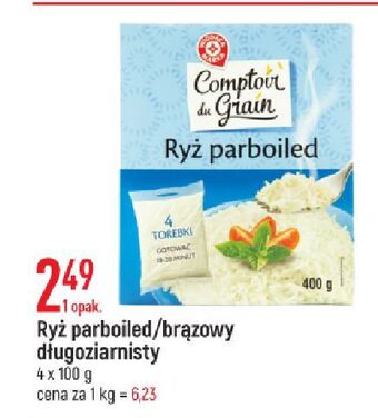 E.Leclerc Ryż parboiled wiodąca marka comptoir de grain oferta