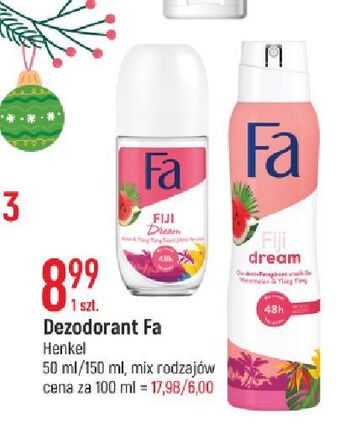 E.Leclerc Dezodorant watermelon - ylang scent fa fiji dream oferta