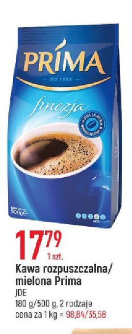 E.Leclerc Kawa cafe prima finezja oferta