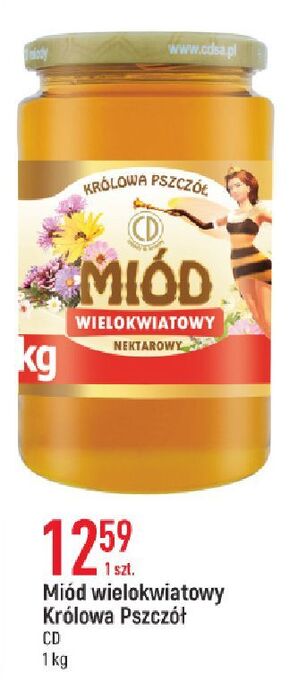 E.Leclerc Miód wielokwiatowy nektarowy cd królowa pszczół oferta