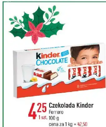 E.Leclerc Batoniki z mlecznej czekolady nadzieniem mlecznym kinder chocolate oferta