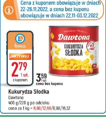 E.Leclerc Kukurydza słodka dawtona oferta