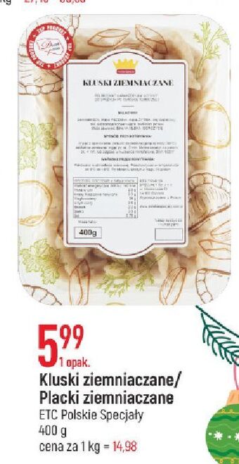 E.Leclerc Kluski ziemniaczane polskie specjały oferta