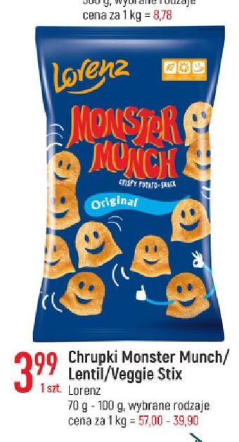 E.Leclerc Chrupki lorenz monster munch oferta