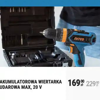 Biedronka Akumulatorowa wiertarka udarowa max 20v oferta