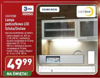 ALDI Lampa podszafkowa listwa 38.5 cm lightzone oferta