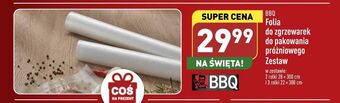 ALDI Folia do zgrzewarek pakowania próżniowego 28 x 300 cm bbq oferta