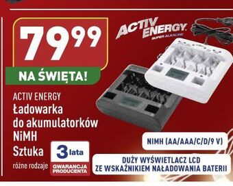 ALDI Ładowarka do akumulatora nimh activ energy oferta