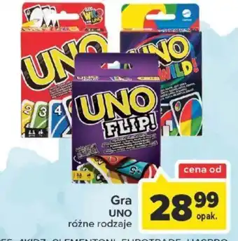 Carrefour UNO Gra różne rodzaje oferta