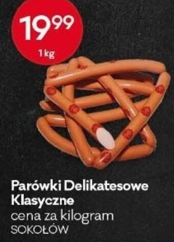 Groszek Sokołów Parówki Delikatesowe Klasyczne 1kg oferta