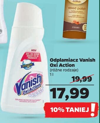 Netto Odplamiacz vanish oxi action oferta