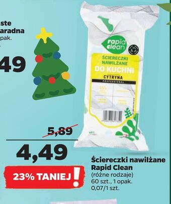 Netto Ściereczki nawilżane rapid clean oferta