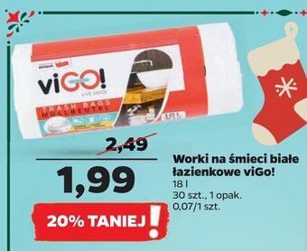 Netto Worki na śmieci białe łazienkowe vigo! oferta
