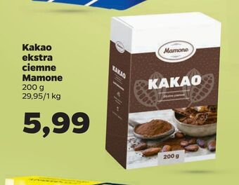 Netto Kakao ekstra ciemne mamone oferta