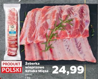 Netto Żeberka wieprzowe sztuka mięsa oferta