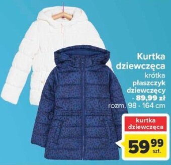 Carrefour Płaszczyk dziewczęcy rozm. 98-164cm oferta