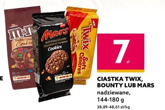 Dealz Ciastka z kawałkami czekolady i karmelowym nadzieniem twix soft centres oferta