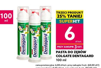 Dealz Pasta do zębów z pompką colgate dentagard oferta
