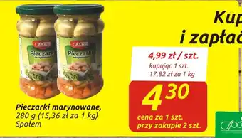 Społem Społem Pieczarki marynowane 280g oferta