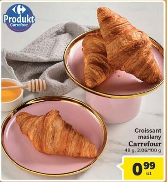 Carrefour Carrefour croissant maślany 48g oferta