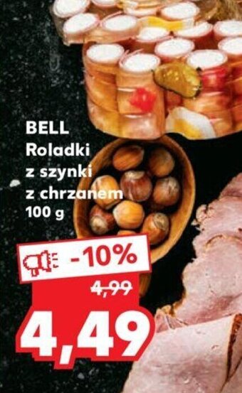 Kaufland Bell Roladki z szynki z chrzanem 100g oferta