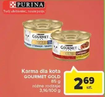 Carrefour Gourmet gold karma dla kota 85g oferta