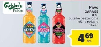 Carrefour Carlsberg piwo garage 0,4l oferta