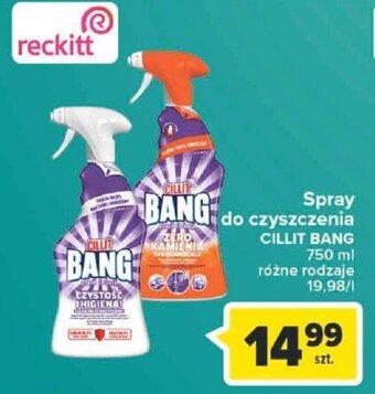 Carrefour Reckitt spray do czyszczenia cillit bang 750ml oferta