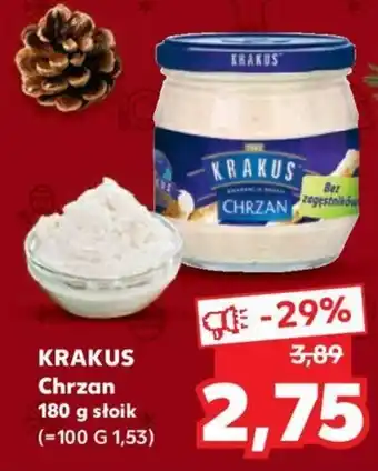 Kaufland Krakus Chrzan 180 g słoik oferta