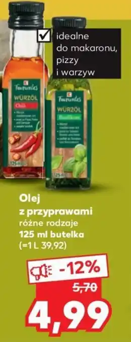 Kaufland Olej z przyprawami różne rodzaje 125 ml butelka oferta