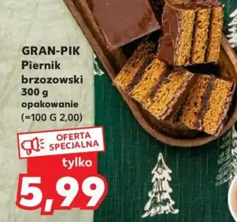 Kaufland Gran-Pik Piernik brzozowski 300 g opakowanie oferta