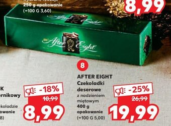 After Eight Czekoladki deserowe z nadzieniem miętowym 400 g opakowanie