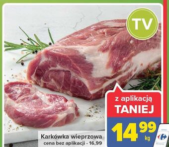 Carrefour Karkówka wieprzowa bez kości oferta