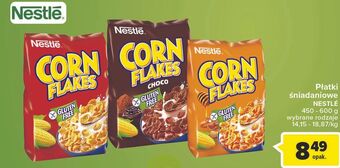 Carrefour Płatki śniadaniowe corn flakes (nestle) oferta