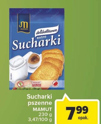 Carrefour Sucharki delikatesowe mamut oferta
